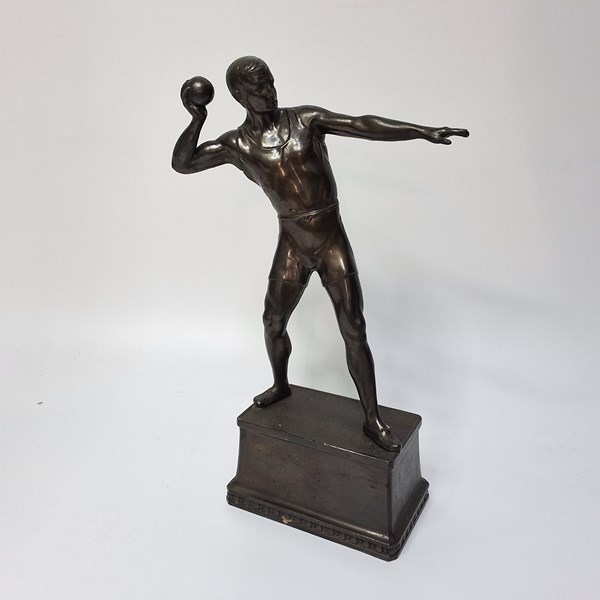 Lot 1228 - SPELTER FIGURE