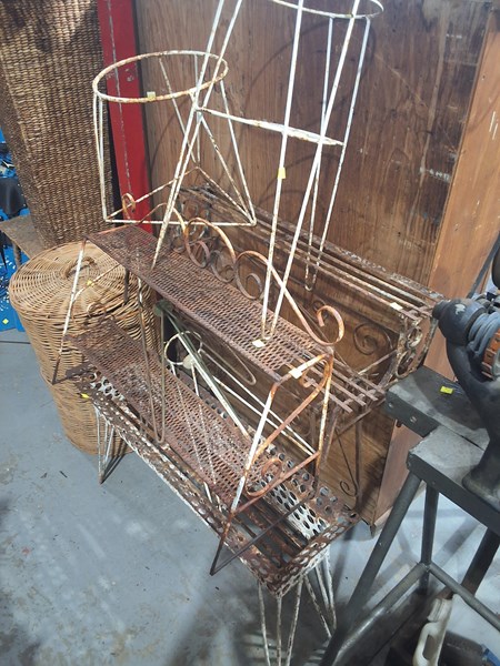 Lot 268 - PLANTER STANDS