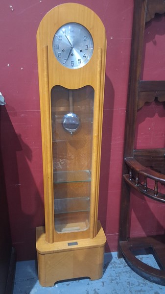 Lot 21 - GRANDMOTHER CLOCK