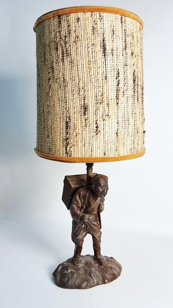 Lot 1174 - FIGURATIVE TABLE LAMP