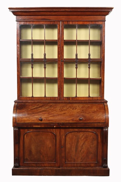 Lot 122 - SECRETAIRE BOOKCASE