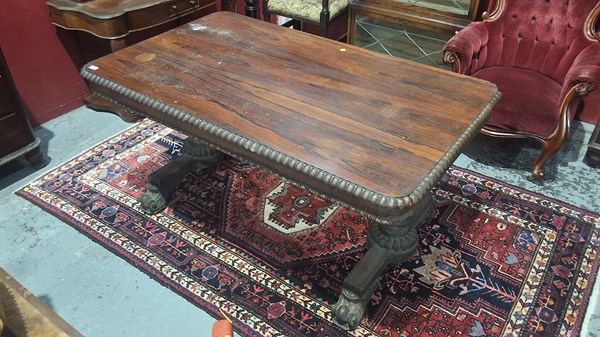 Lot 36 - LIBRARY TABLE