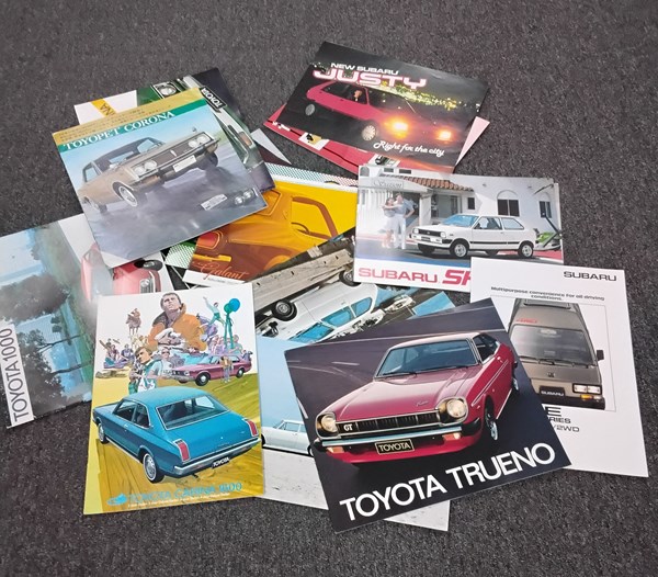 Lot 1436 - CAR SALES BROCHURES