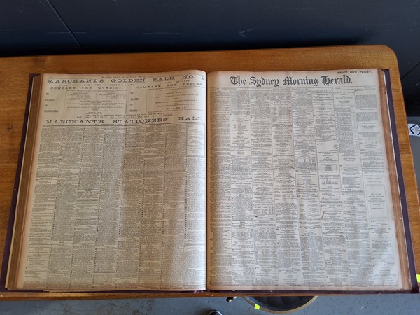 Lot 1421 - BOUND NEWSPAPER VOLUME