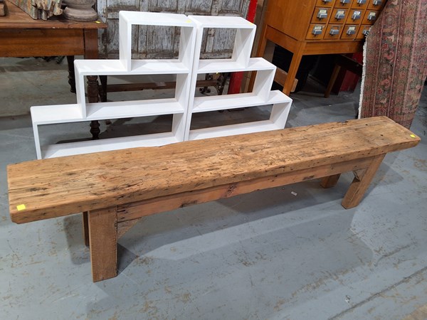 Lot 262 - GARDEN BENCH