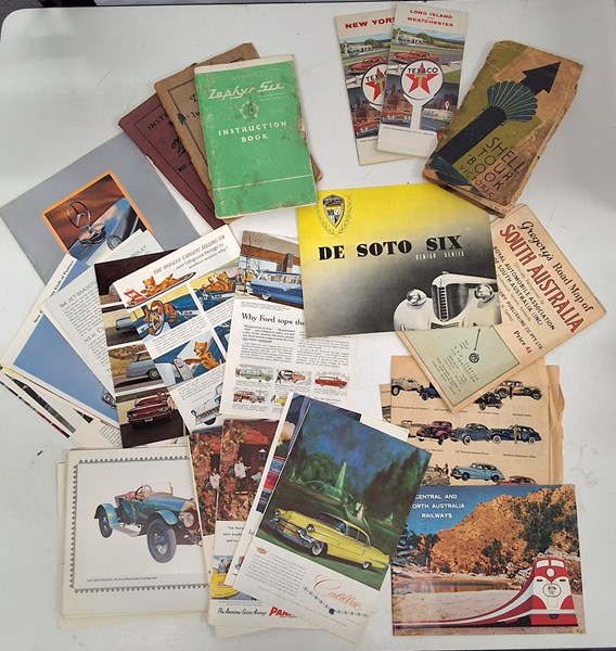 Lot 1445 - MOTORING EPHEMERA