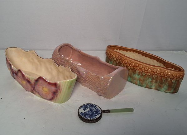 Lot 1405 - TROUGH VASES