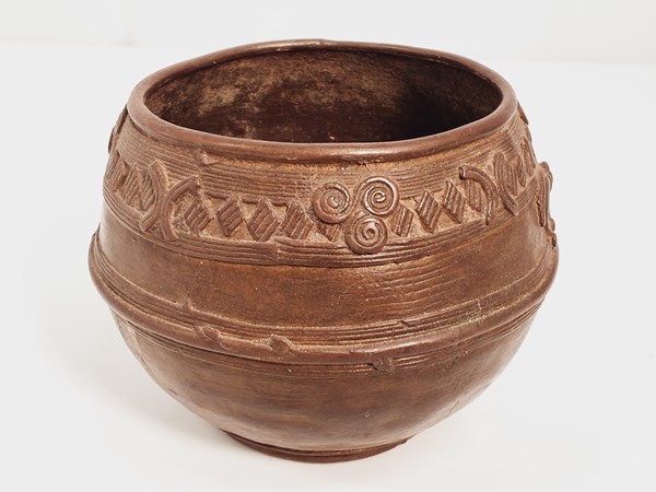 Lot 1220 - INDIAN BRASS MILK BOWL