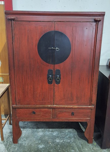 Lot 133 - ORIENTAL CUPBOARD