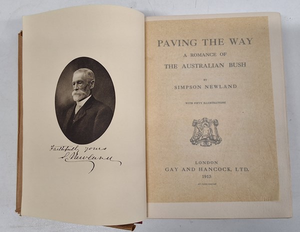 Lot 1176 - PAVING THE WAY: A ROMANCE OF THE AUSTRALIAN BUSH