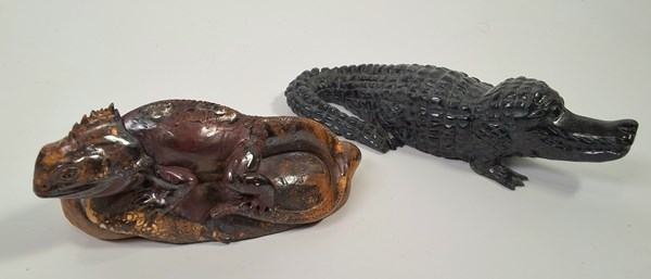 Lot 1345 - CARVED FIGURES