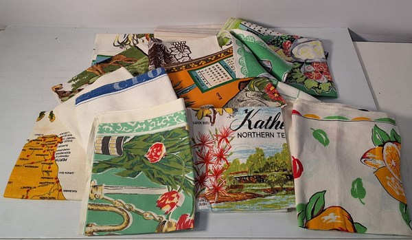 Lot 1376 - TEA TOWELS