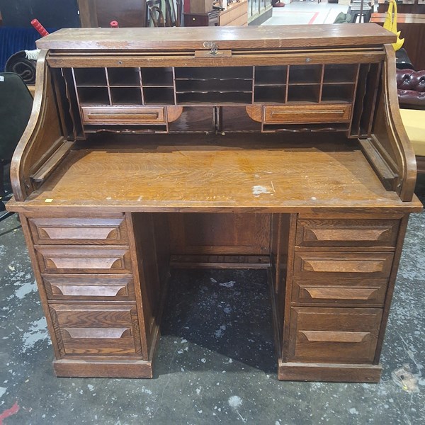 Lot 155 - ROLLTOP DESK