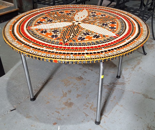 Lot 304 - MOSAIC TOP TABLE