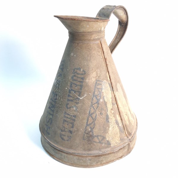 Lot 1352 - GALVANISED IRON JUG