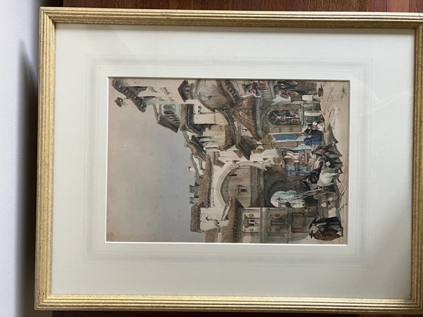 Lot 1123 - PAIR OF AQUATINTS