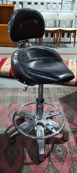 Lot 293 - SWIVEL BIKER STOOL