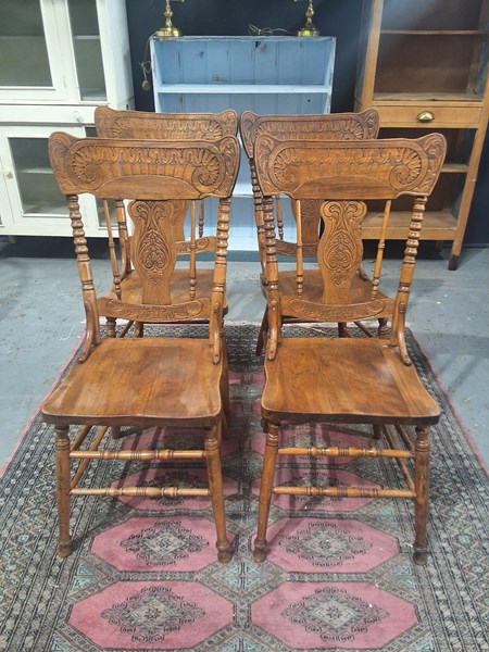 Lot 340 - DINING CHAIRS