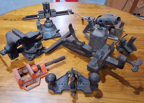 Lot 236 - VINTAGE TOOLS