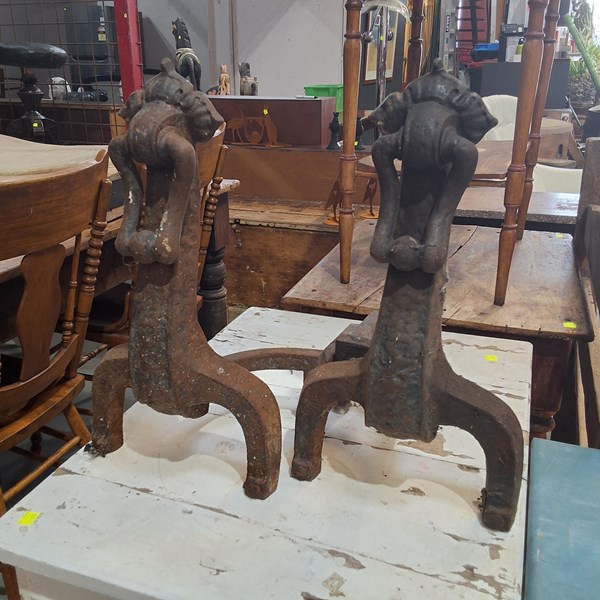 Lot 343 - FIRE DOGS