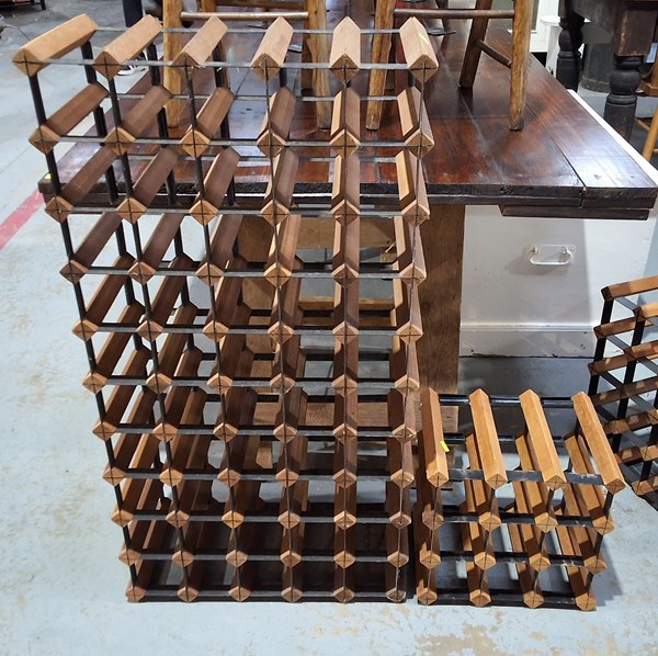 Lot 220 - WINE RACKS