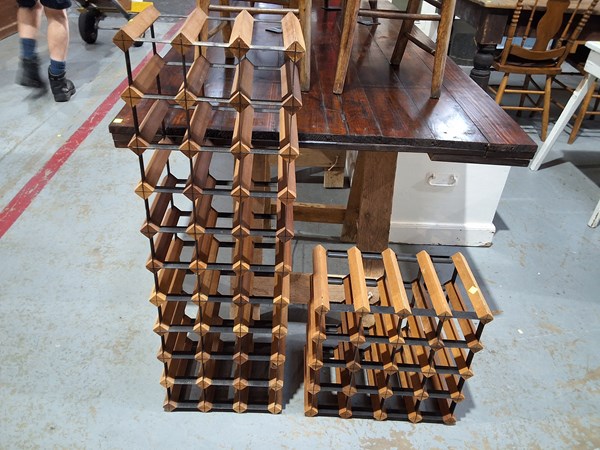 Lot 211 - WINE RACKS