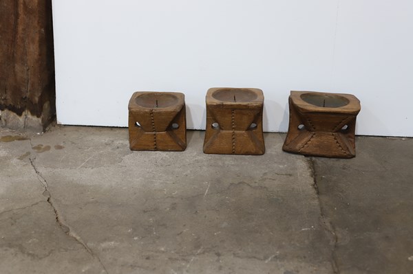 Lot 52 - CANDLE STANDS