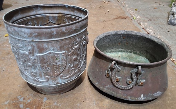 Lot 217 - VINTAGE COPPERWARES