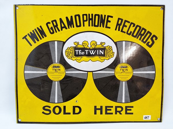 Lot 1385 - ENAMEL SIGN