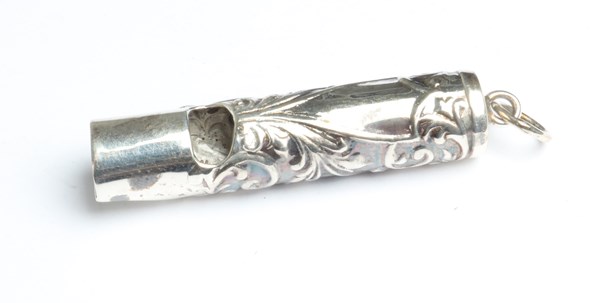 Lot 1079 - SILVER WHISTLE
