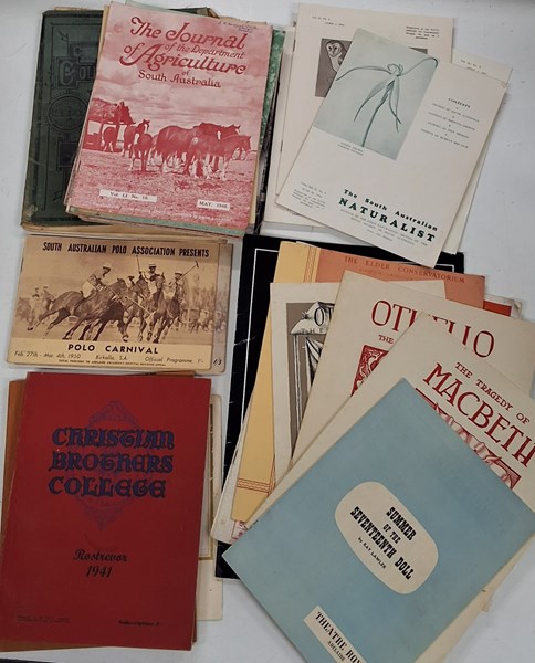 Lot 1382 - SOUTH AUSTRALIAN EPHEMERA