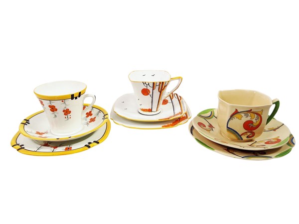 Lot 20 - ART DECO TRIOS