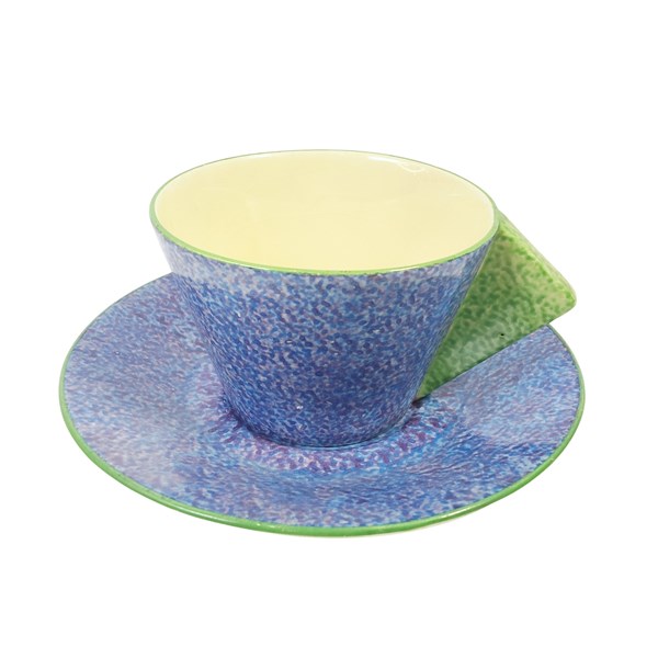 Lot 60 - CLARICE CLIFF CUP & SAUCER