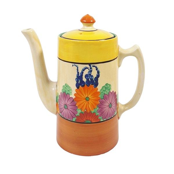 Lot 53 - CLARICE CLIFF TEAPOT