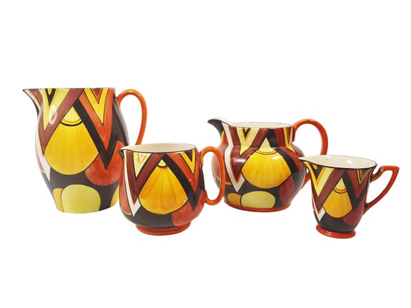 Lot 24 - CROWN DEVON JUGS