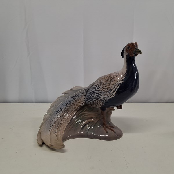 Lot 1366 - PORCELAIN PHEASANT