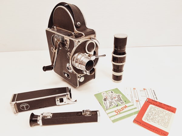 Lot 1309 - PALLARD BOLEX MOVIE CAMERA