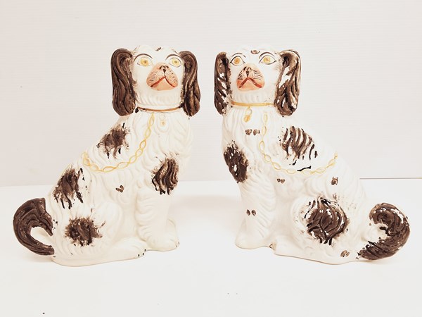 Lot 1355 - STAFFORDSHIRE DOGS