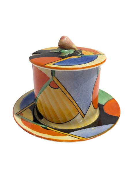 Lot 85 - SUGAR POT AND DISH