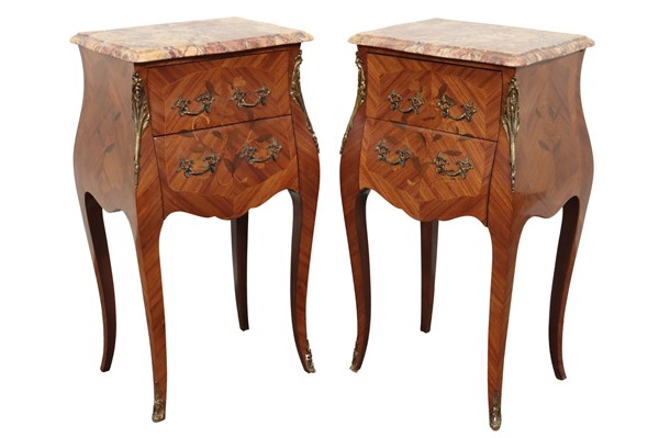 Lot 159 - PAIR OF BEDSIDE DRAWERS