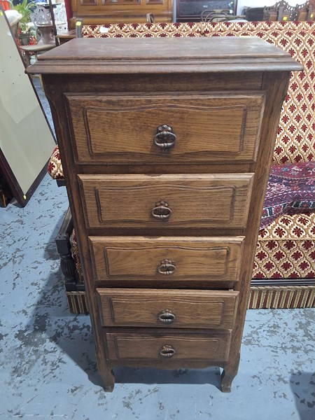 Lot 371 - TALL BOY CHEST