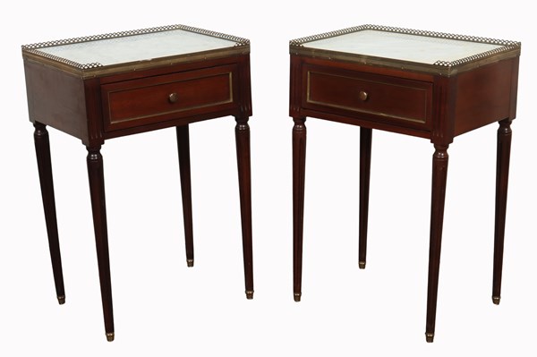 Lot 108 - PAIR OF BEDSIDE TABLES