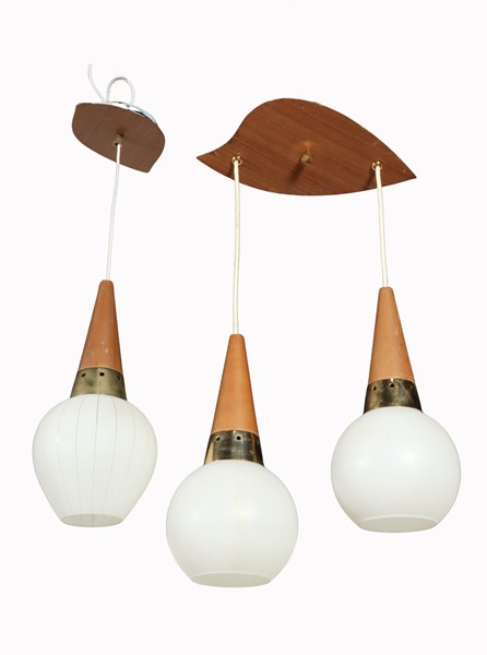 Lot 152 - TWO PENDANT LIGHTS