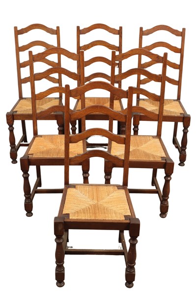 Lot 285 - SET OF 6 DINING CHAIRS