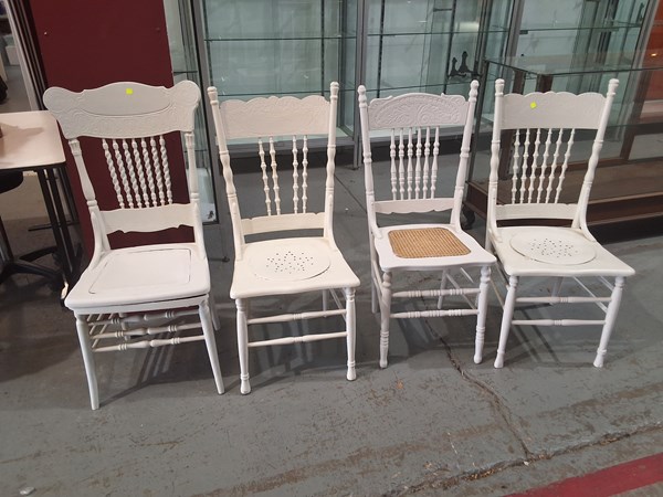 Lot 227 - SPINDLE BACK CHAIRS