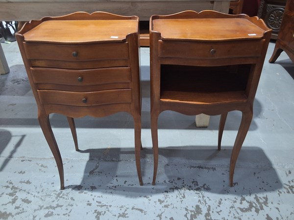 Lot 27 - PAIR OF BEDSIDES