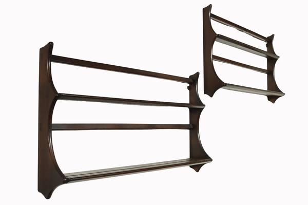 Lot 79 - PAIR OF ERCOL WINDSOR PLATE RACKS