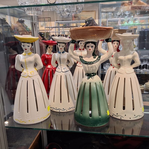Lot 1328 - NAPKIN DOLLS