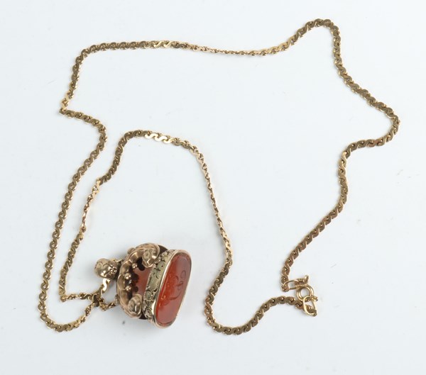 Lot 1003 - GOLD NECKLACE