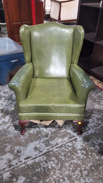 Lot 135 - LIBRARY ARMCHAIR